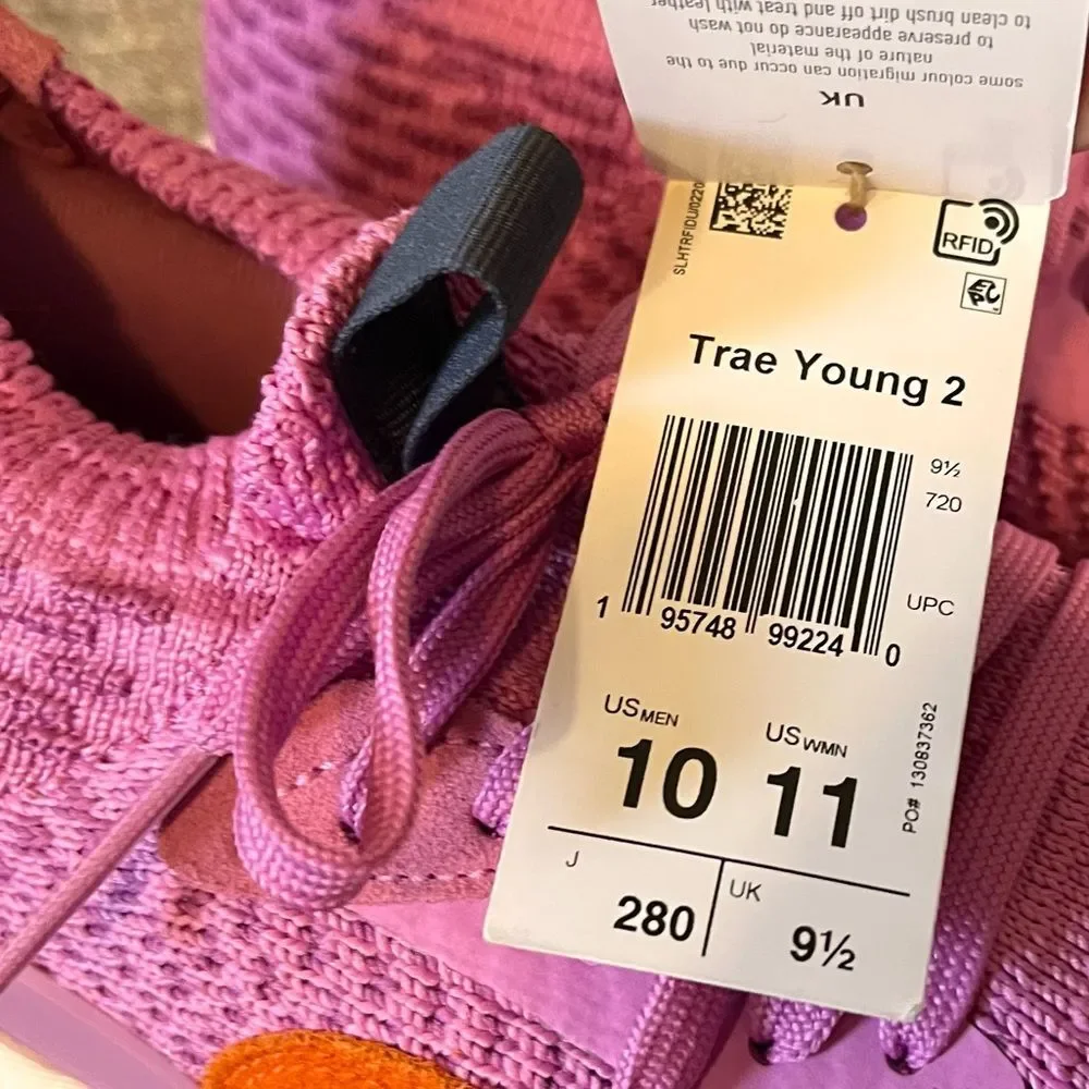 Adidas Pink Trae Young‎ 2 Shoes Size 10
